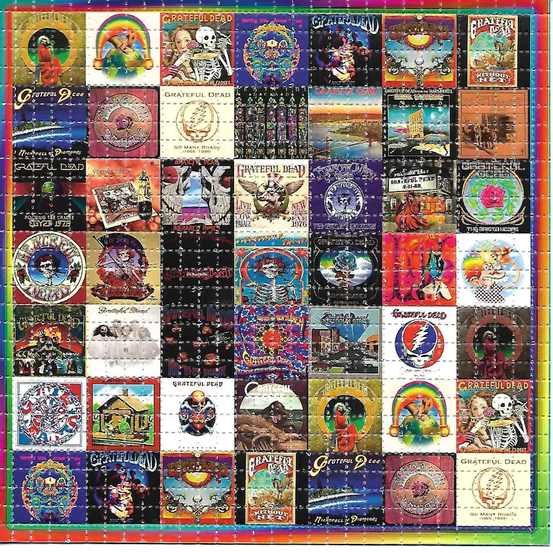 Ink Blotter Paper - Альбом 60-х годов, психоделический LSD/бесплатная промокашка,