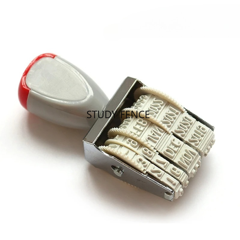 Rubber Date Stamp - Портативный английский штамп с датой для