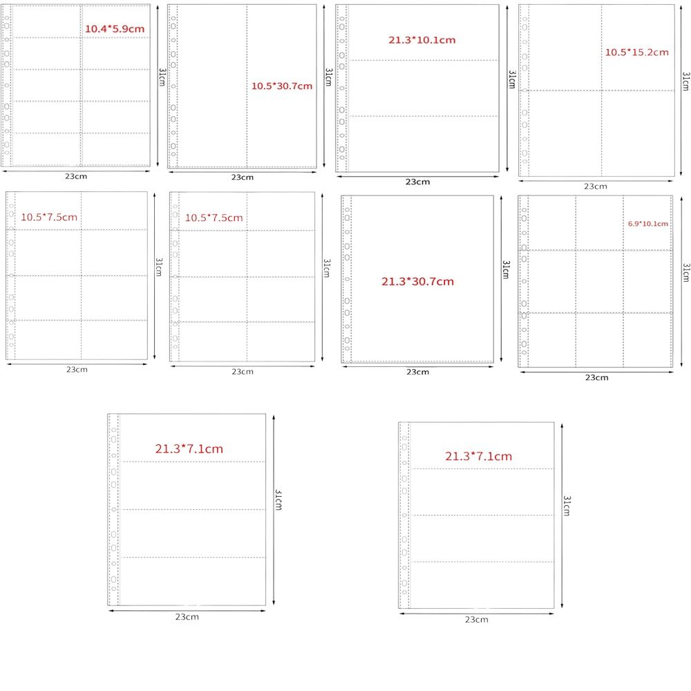 Card Index Box - 10 шт. A4 Kpop, листы для