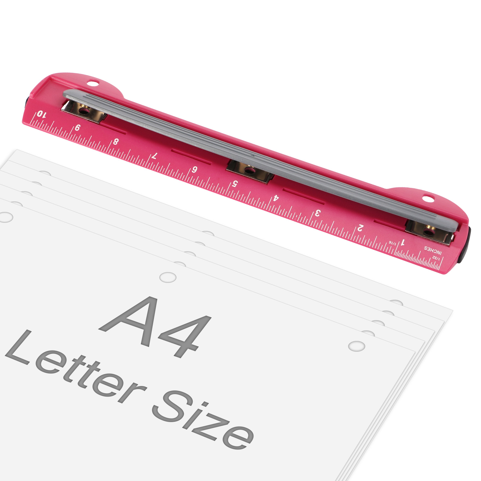 Binder A4 Lever - Дырокол EAGLE с 3 отверстиями для