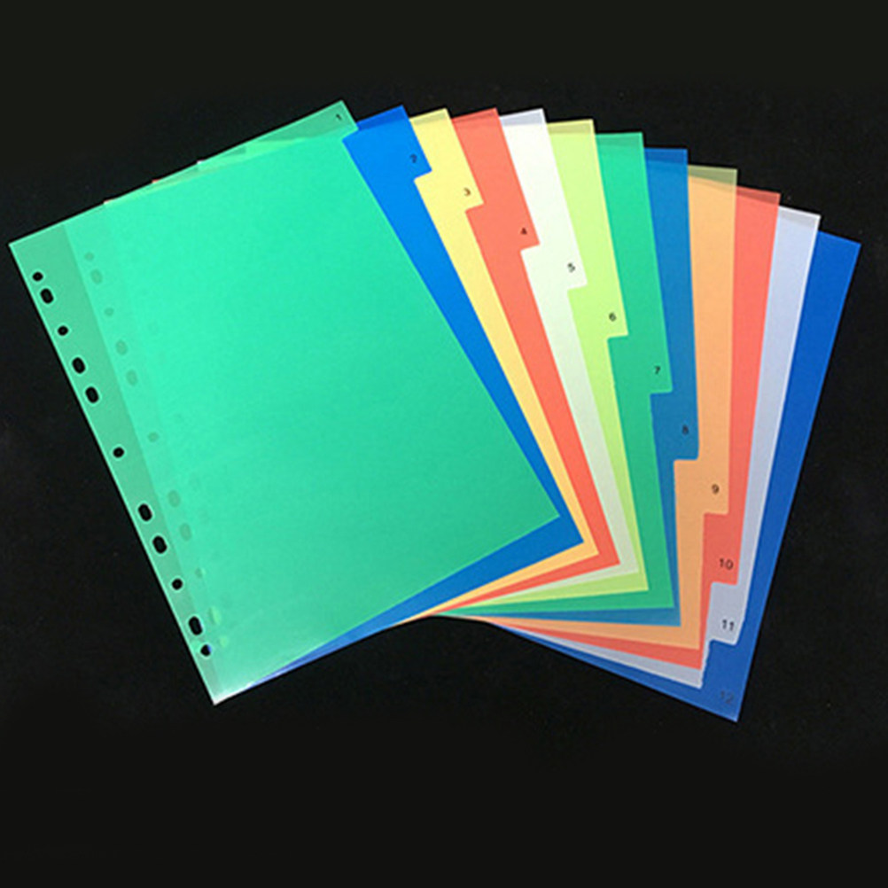 Tab Divider A4 - 40 шт. цветных разделителей-закладок формата А4