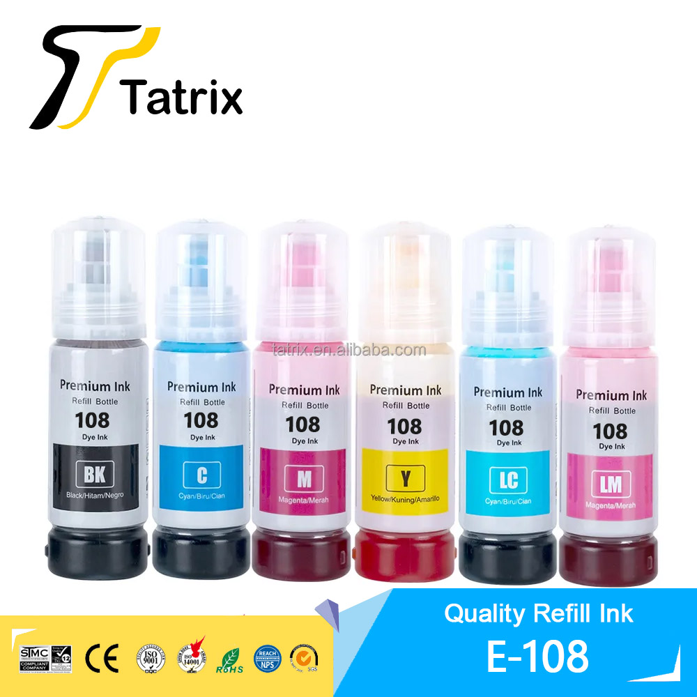 Fountain Pen Bottled Ink - Чернила Tatrix для Epson 108, совместимые