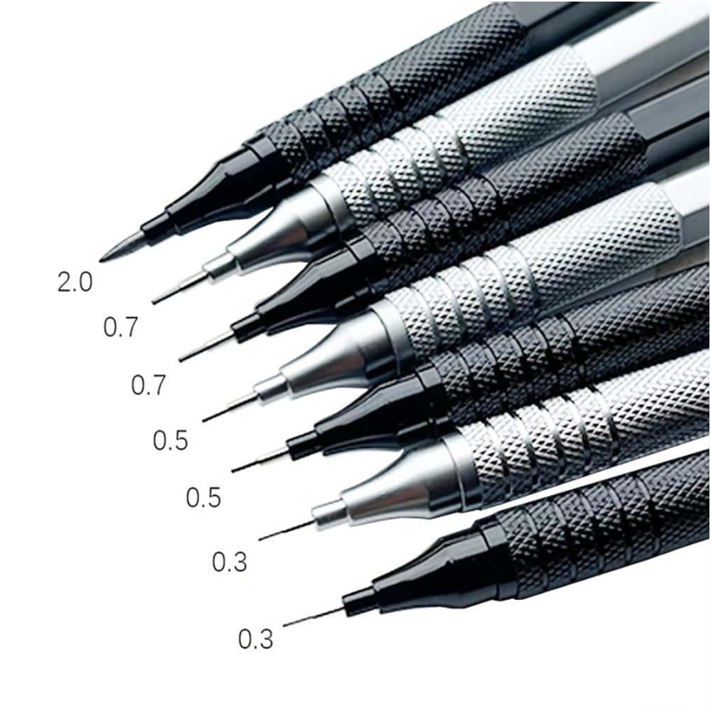 Цельнометаллический низкоцентр – обзор и цена Mechanical Pencil 0.3
