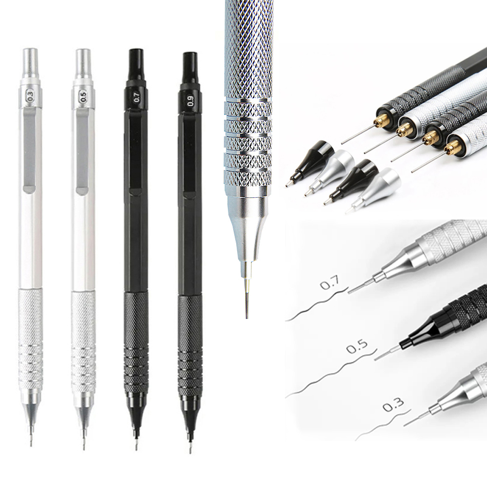 0,3 0,5 0,7 0,9 2,0 мм Автомат – обзор и цена Mechanical Pencil 0.3