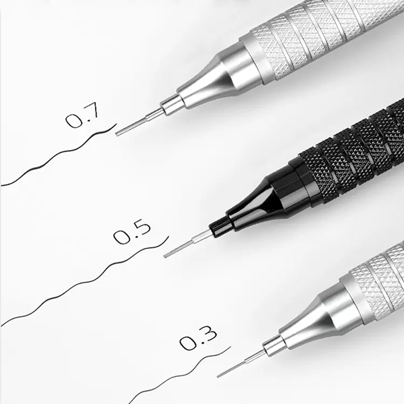 0,3 0,5 0,7 0,9 2,0 мм Автомат – обзор и цена Mechanical Pencil 0.3