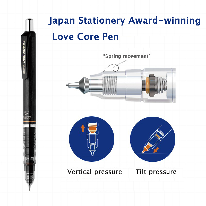 Механический карандаш ZEBRA De – обзор и цена Mechanical Pencil 0.3