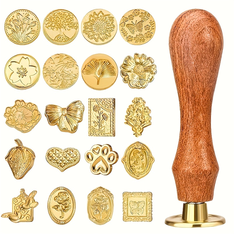 Набор восковых печатей из 21 п – обзор и цена Wax Seal Stamp Set