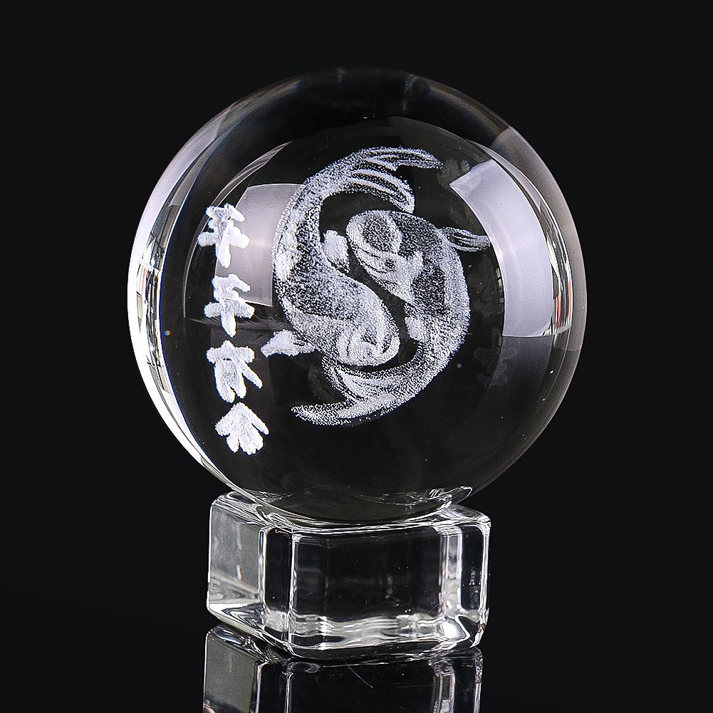 50 мм 3D Хрустальный шар с гра – обзор и цена Paper Weight Crystal