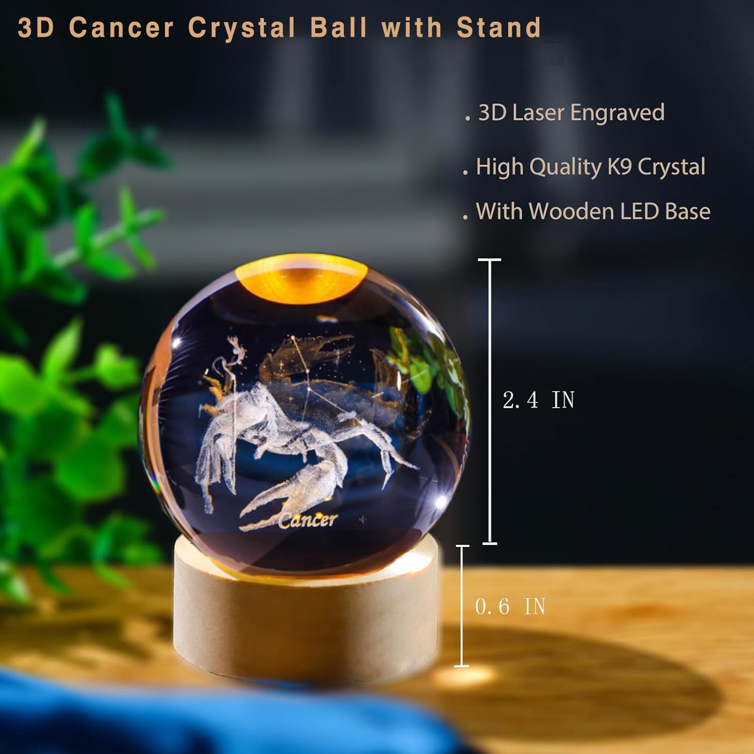 3D хрустальный шар «Созвездие  – обзор и цена Paper Weight Crystal
