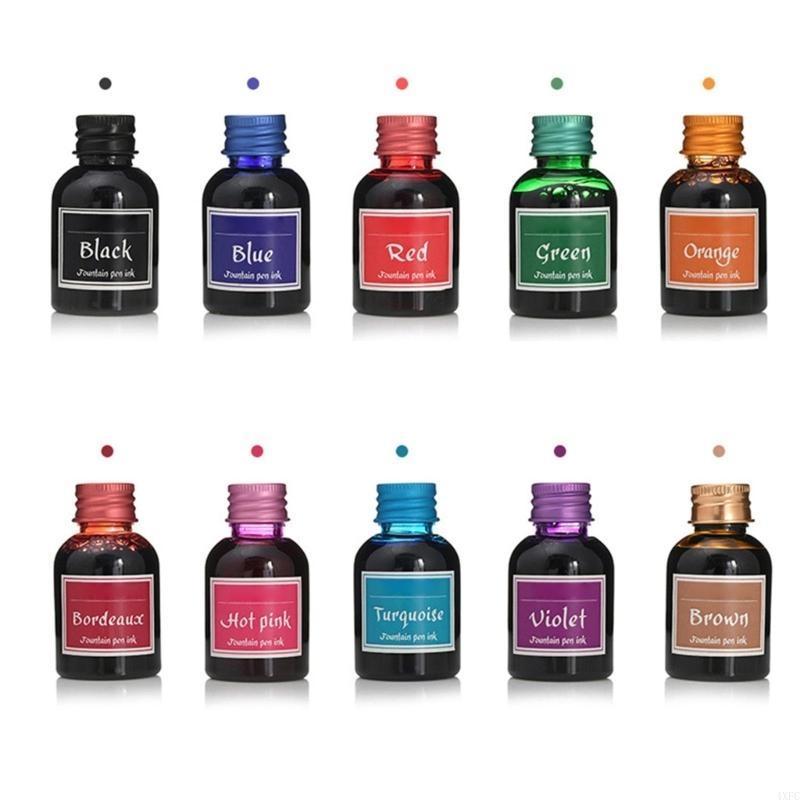 10 цветов, 1 бутылка, чистые к – обзор и цена Fountain Pen Bottled Ink