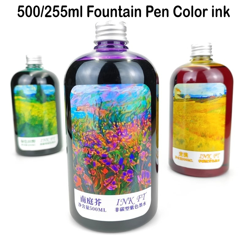 500 мл/255/50 мл 24 цвета в бу – обзор и цена Fountain Pen Bottled Ink