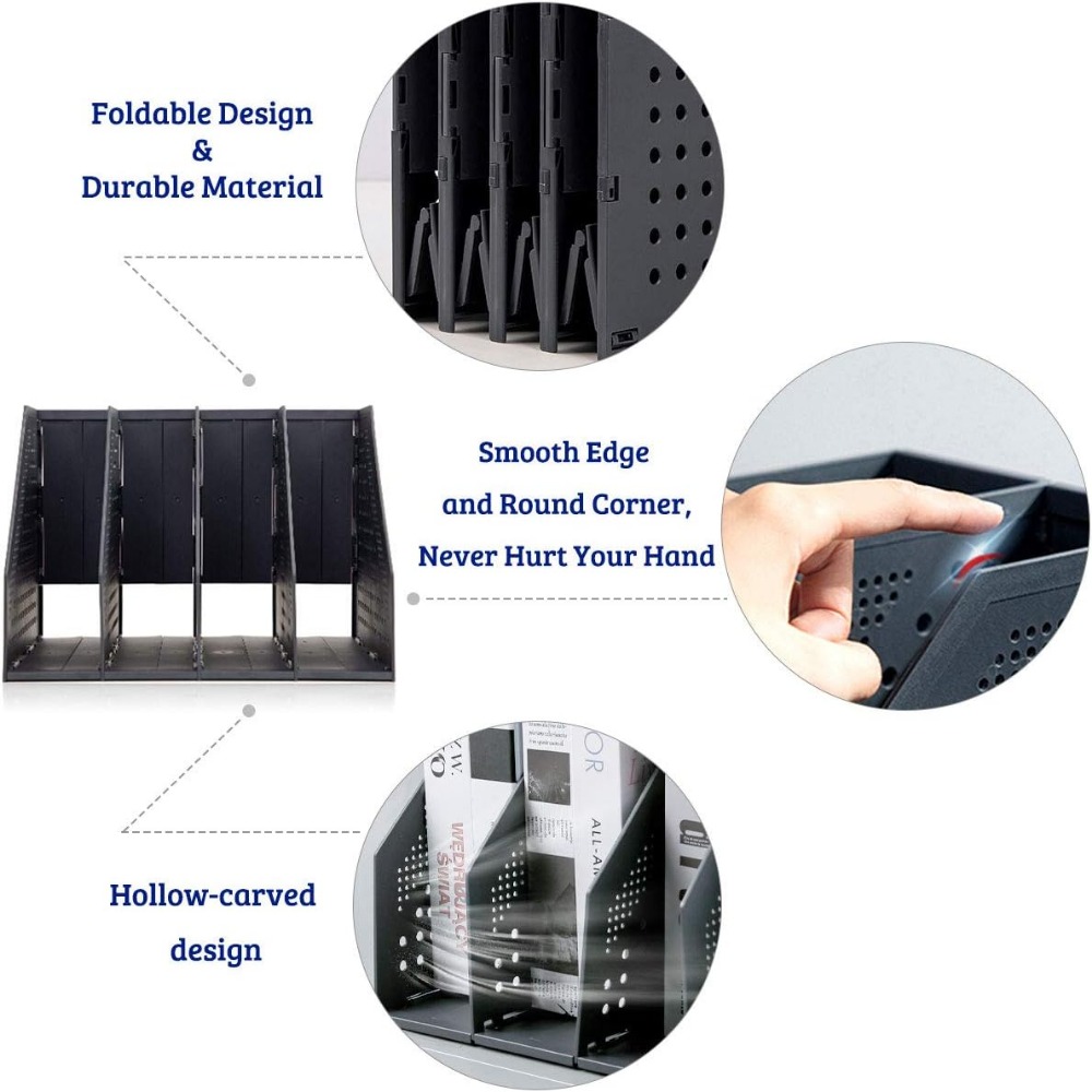 Складной пластиковый настольны – обзор и цена Magazine Holder Rack