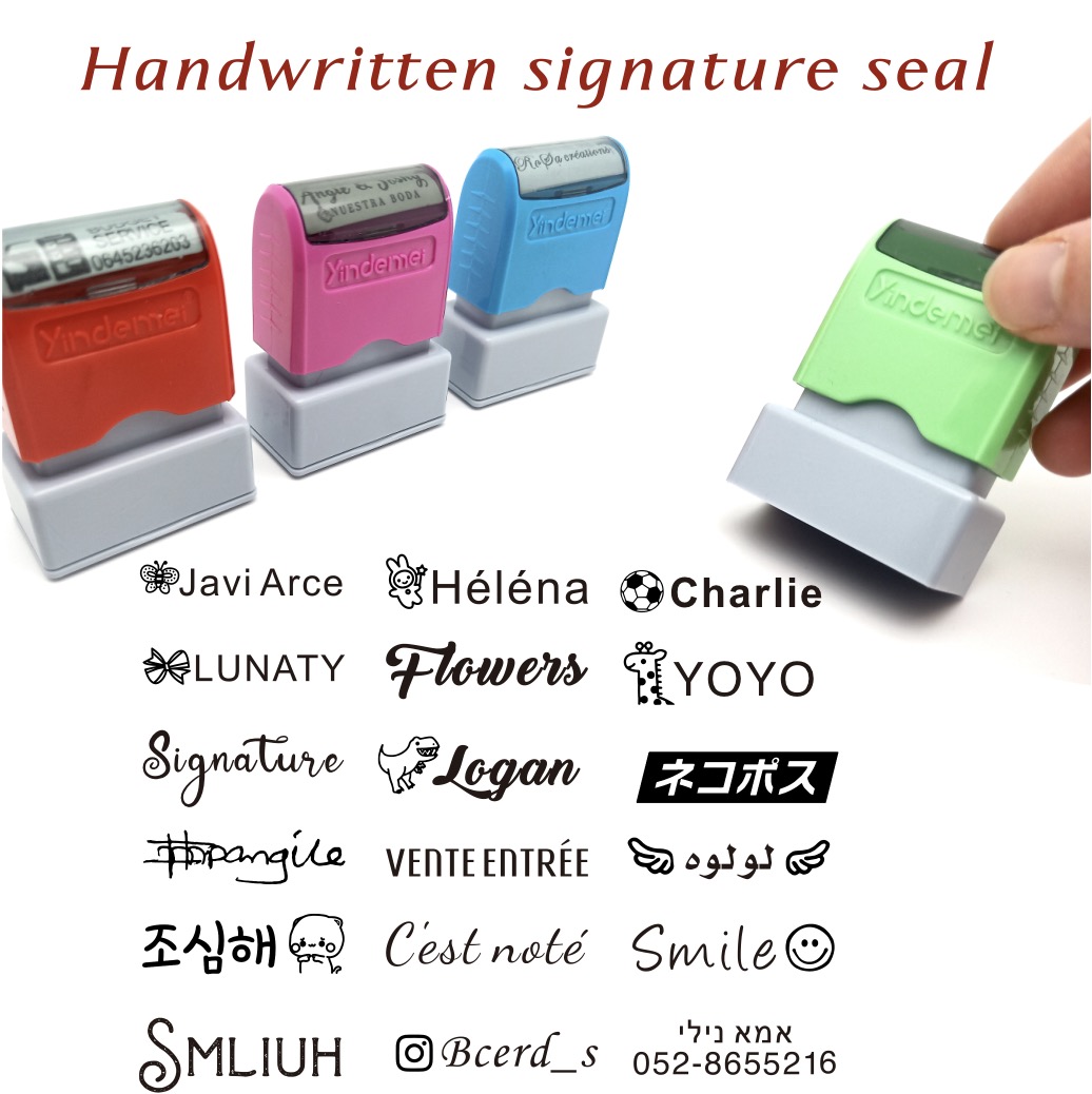 Пользовательский штамп с черни – обзор и цена Rubber Date Stamp