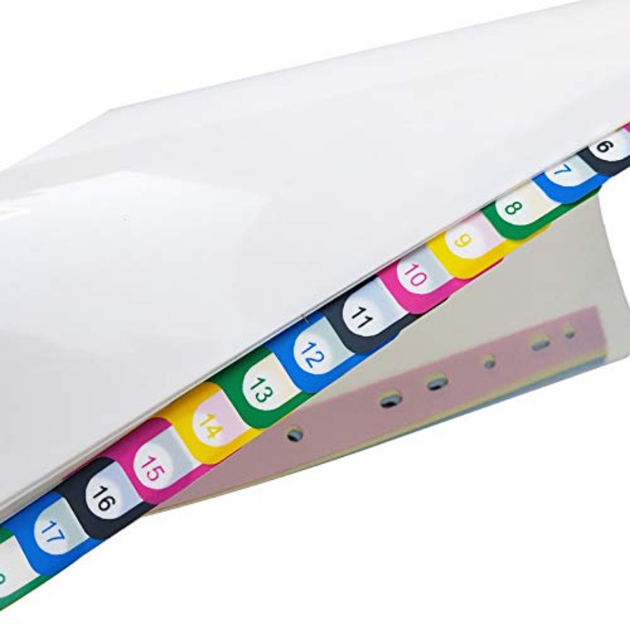 Пластиковые разделители для па – обзор и цена Tab Divider A4