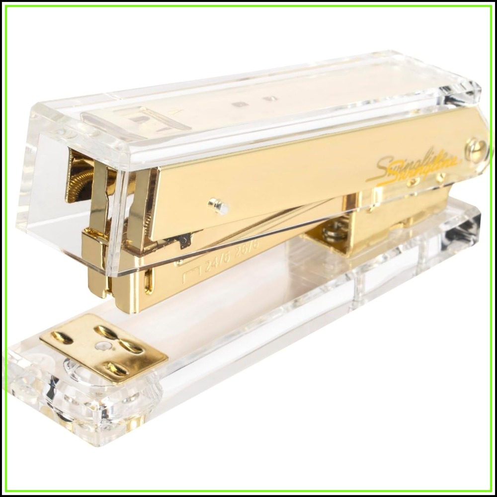 Компактный прозрачный акриловы – обзор и цена Stapler Half Strip