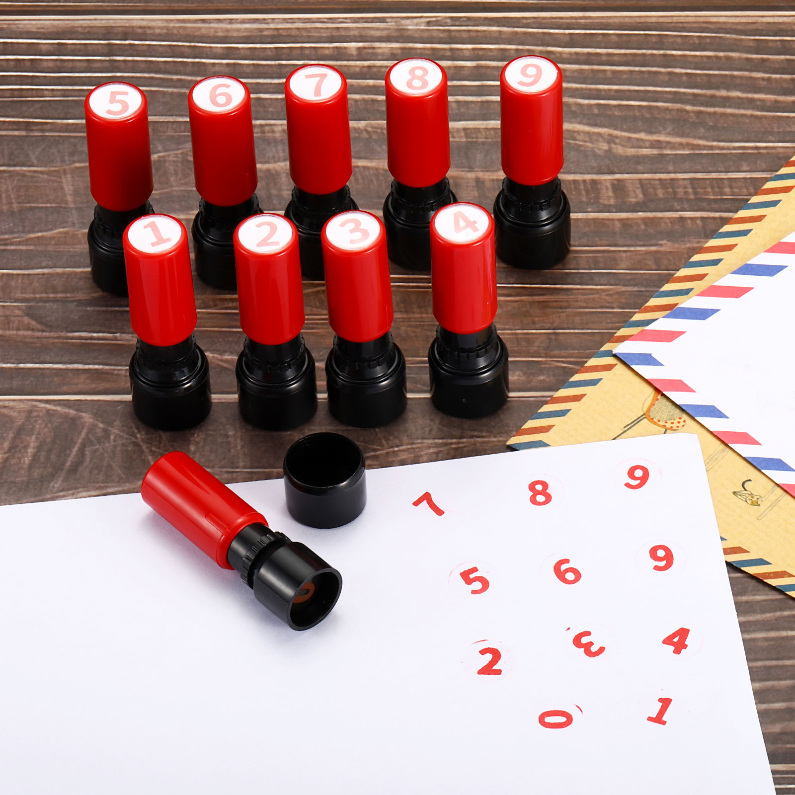 Числовые штампы самонаборные 0 – обзор и цена Rubber Date Stamp