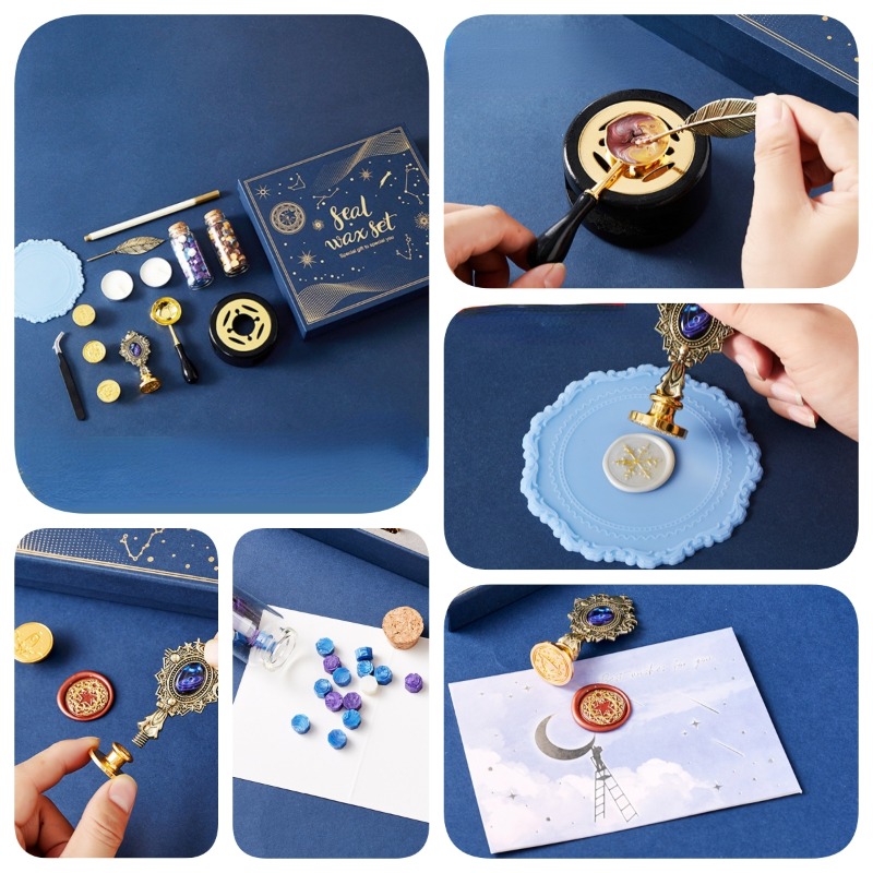Звездный огонь, набор для запе – обзор и цена Wax Seal Stamp Set