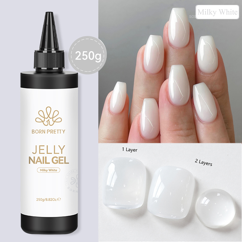 BORN PRETTY 250 г Желе молочно – обзор и цена Gel Refill Pack